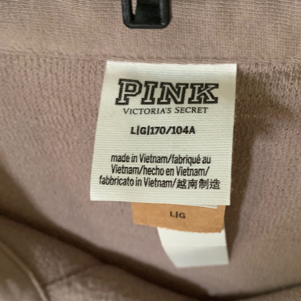 NWT PINK Victoria's Secret Taupe Shirt Jacket - Picture 3 of 10